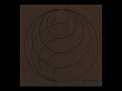 HÈÐÖN VI circle design esoteric graphic hedon illustration minimal type typography