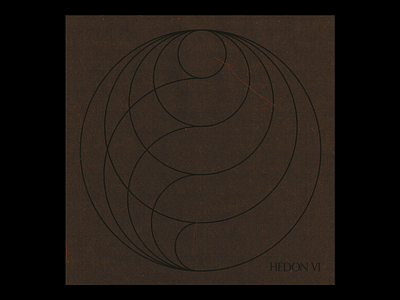 HÈÐÖN VI circle design esoteric graphic hedon illustration minimal type typography