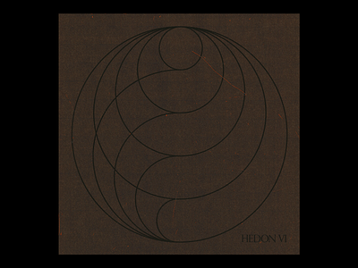 HÈÐÖN VI circle design esoteric graphic hedon illustration minimal type typography