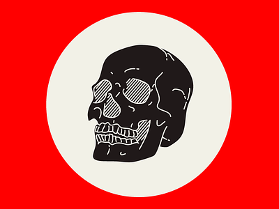 SSSkull creativeharry debut design graphic illustration line minimal nazi skull tattoo type typography