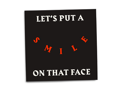 Let's put a smile on that face... dark knight design graphic harryvector heath ledger illustration joker kerning line minimal type typography