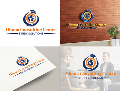 Ohona Consulting Center - Study Solutions Logo Design agency logo branding business logo consulting firm logo consulting logo corporate logo custom logo digital agency logo letter logo logo logo design modern logo ohona consulting center logo student logo travel agency logo typography logo unique logo wordmark logo