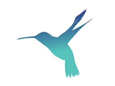 PostScript Outreach hummingbird logo