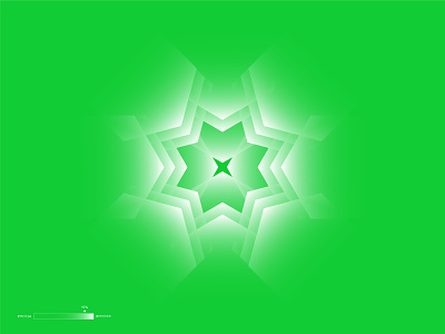 White Gradient Experiment #1 abstact flat gradient green hexagon white