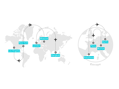 Sky Guru infographics airlines design flight infographics map plane