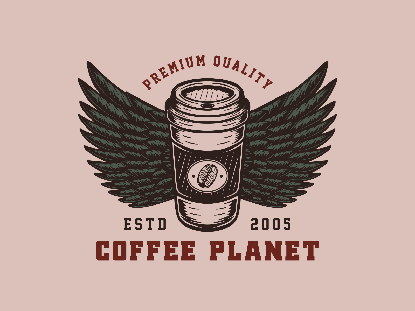 Coffee Emblem by Akim Akimov | Graphic Warrior on Dribbble