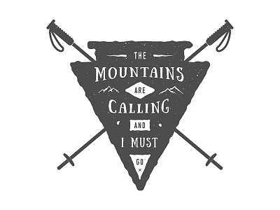Adventure poster adventure badge emblem logo motivation mountain poster ski travel winter