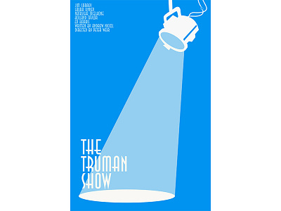 The Truman Show Minimalistic Movie Poster adobe illustrator design illustration vector