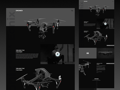 DRONEX Single Product Landing Page figma landing page single product ui uiux web development webdesign webste wordpress