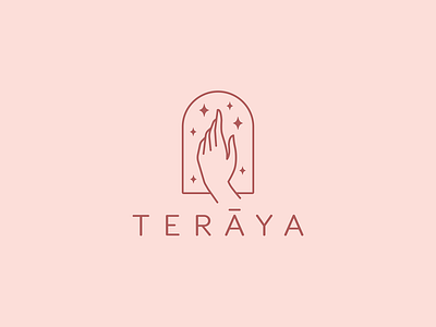 TERĀYA logo design branding logo logodesign spiritual teacher visual identity yoga