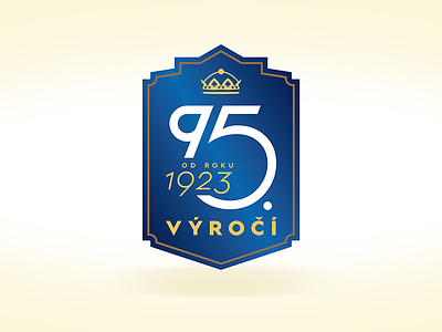 95th Anniversary Badge 95 anniversary badge