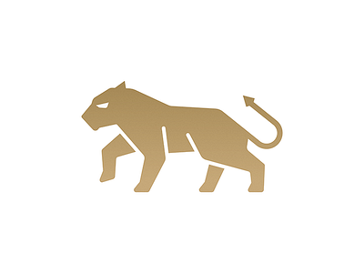 FEMINUS animal illustation lion lioness symbol