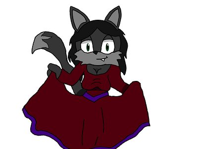 Aurelia, the First Bradanksa anthro character dress evil fantasy fox furry medieval mobian oc sonic villainess vixen witch