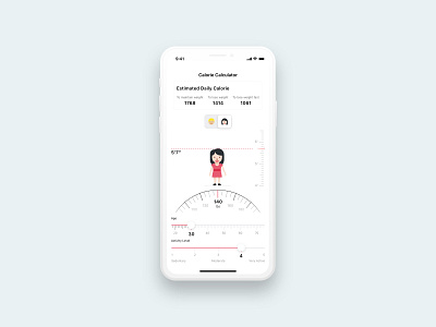 Calculator adobe xd adobexd calculator calculator app calculator ui calorie calorie calculator calories concept daily daily 004 dailyui dailyuichallenge ios app ios app design ui ui design uidesign uiux ux