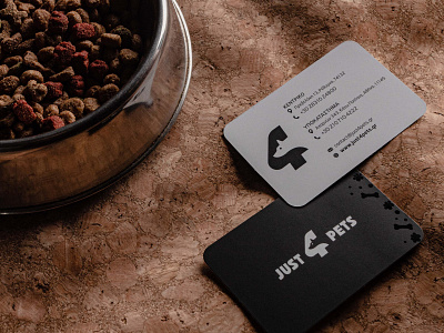 Just 4 Pets | Business Cards