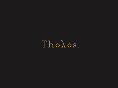 Tholos | Concept Store ancient arc branding clothes design designer dress fashion graphic design greece greek logo logo design logodesign logos logotype minimal store tholos women