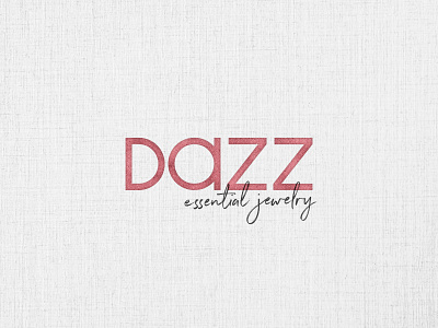 DAZZ | Essential Jewelry branding dazzling design graphic design jewels lewelry logo logo design logodesign logos logotype minimal rebranding rose gold silver store typography