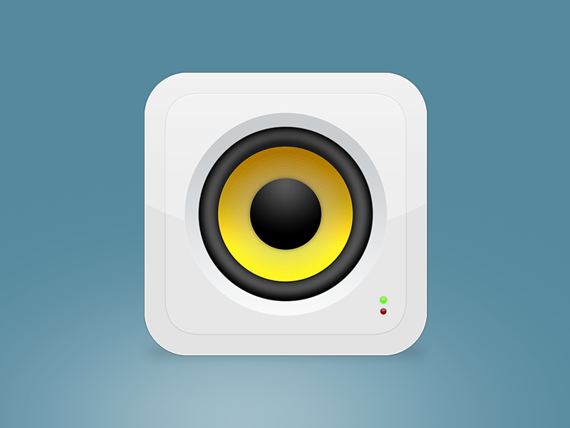 Speaker App Icon by David Chen on Dribbble