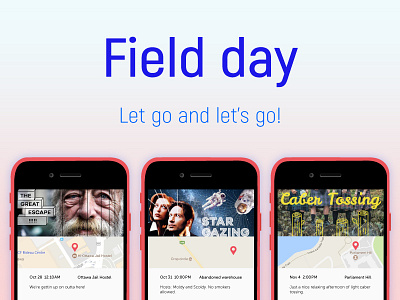 Field day events app events field day mobile