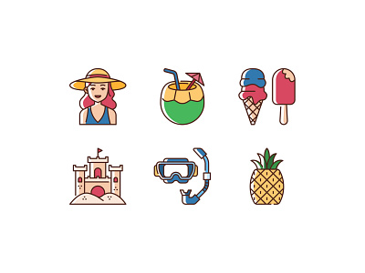 Summer Icon Set