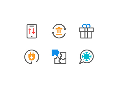E-Wallet Icon Set bank banking branding design ewallet finance financial icon icon design icon set iconography icons illustration logo money ui