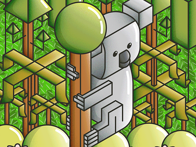 Isometric Koala