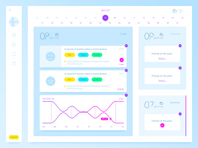 Day 05 1 calendar color cover design gradient notes page ui ux web website work