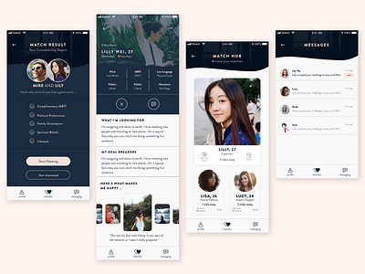 Dating App UI Design