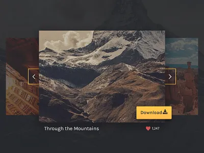 Image Slider PSD Freebie download freebie image psd slider ui design