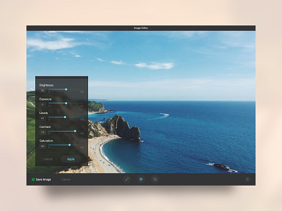 Image Editor by Emiliano Cicero on Dribbble