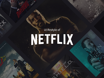 Netflix dark ui netflix player restyle video