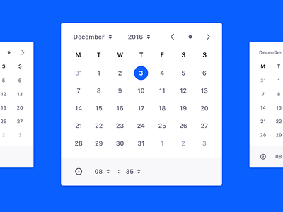 Date and Time Picker (draft) calendar component date days hours picker time user interface