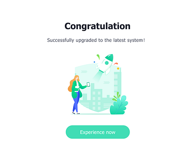 upgraded rocket success date ui illustration ui ui design