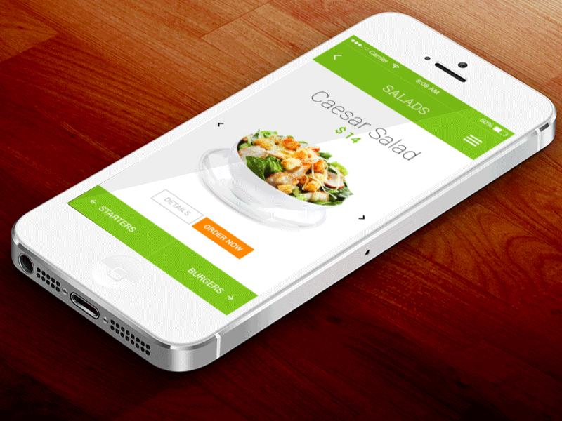 First Shot (finally!) app first food shot ui ux