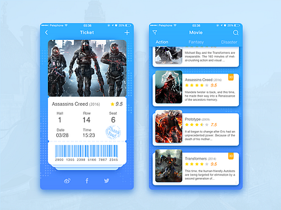 Emovie app app ui