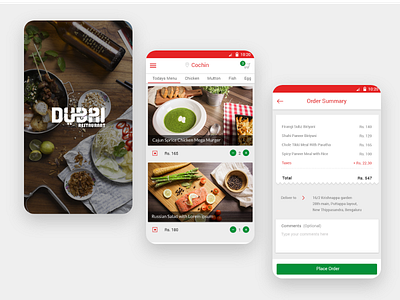 Butter Chef app design mobile app restaurant app ui ux