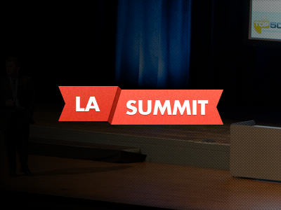 LA Summit logo conference la logo red ribbon summit