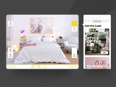 AR Furniture Placement app design