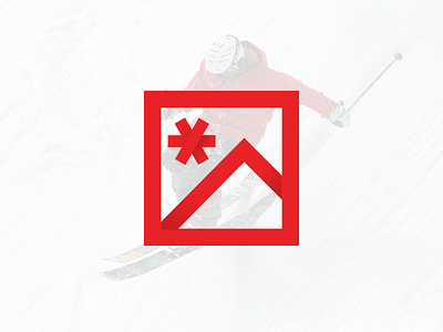 Logo work in progress hill logo logo design mountain ski skiing snow work in progress