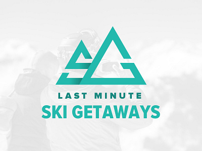 Logo LMSG hill logo logo design mountain ski skiing snow work in progress