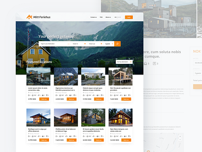 Mitt Feriehus booking website