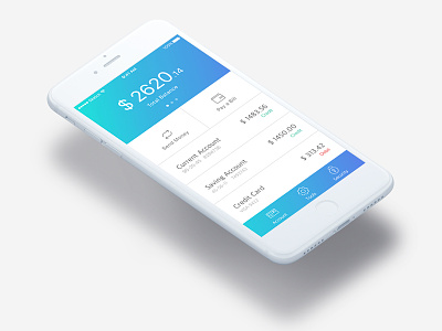 Mobile Banking App app banking ios mobile prototype sketch ui ux