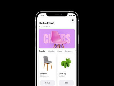 Retail UI-Kit app design catalog clean designsystem kit mobile retail swift ui ux