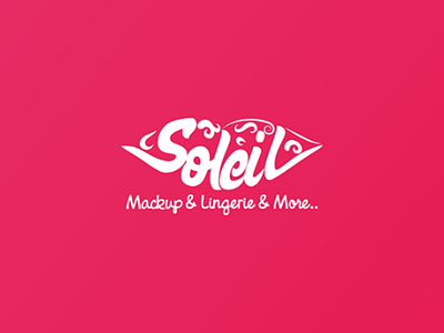 Soleil | Logo Design brand branding design lingerie logo makeup typography