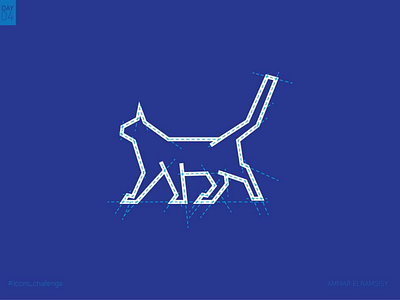 Cat | Logo Icon animal art brand branding cat challenge concept design golden ratio icons identity illustrator visual work