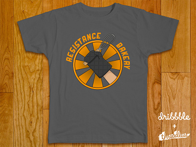 The Resistance Bakery T Shirt Design bake bakery design resistance threadless tshirt