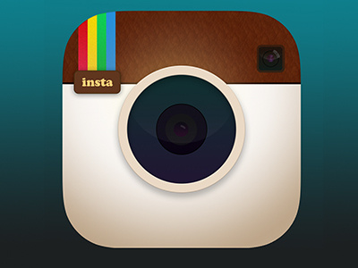Instagram icon iOS 7-ified version camera icon instagram ios