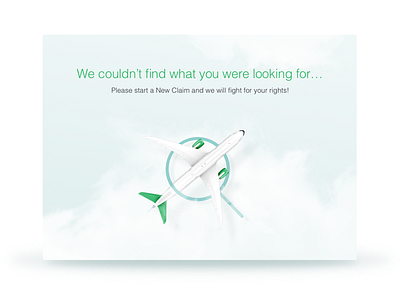 Error page airlines flight compensation illustration plane skycop