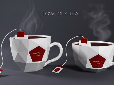 Tea Lowpoly Crop 3d 3dmax 3dsmax lowpoly