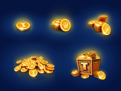 Toybox Tokens 3d app coin packs coins currency game art game ui illustration monetization shop store tokens